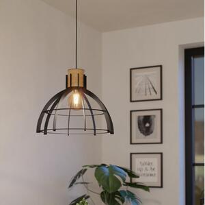 Eglo 43769 - Lampadario a sospensione con filo STILLINGTON 1xE27/40W/230V nero