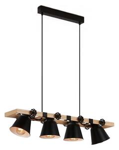 Brilo - Lampadario a sospensione con filo TALLE 4xE27/40W/230V
