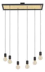Eglo 43725 - Lampadario a sospensione con filo CONSETT 6xE27/40W/230V