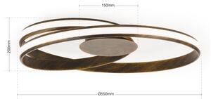 Orion DL 7-638-LED lampada da soffitto dimmerabile CIRCUS LED/30W/230V marrone/p