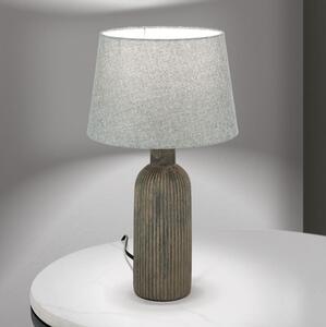 Orion LA 4-1226 - Lampada da tavolo ORCHID 1xE27/40W/230V ceramiche marrone/grigio