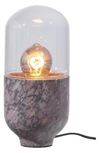 Lampada da tavolo ASEL 1xE27/25W/230V marmo grigio/marrone