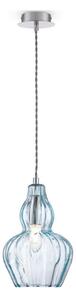 Maytoni MOD238-PL-01-BL - Lampadario a sospensione con filo EUSTOMA 1xE14/40W/230V blu