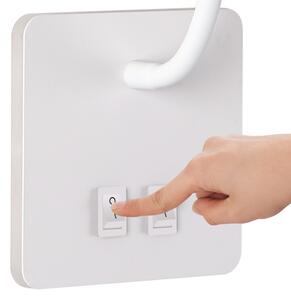 Brilagi - LED Lampada flessibile da muro MAYA Double LED/4W/230V + LED/3W bianco