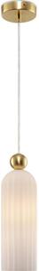 Maytoni MOD302PL-01W - Lampadario a sospensione con filo ANTIC 1xE14/40W/230V oro/bianco