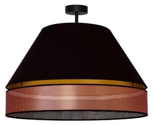 Duolla - Lampadario a plafone COPPER SHINY 1xE27/15W/230V diametro 60 cm nero/rame