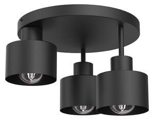 Plafoniera PARKLA 3xE27/15W/230V nero