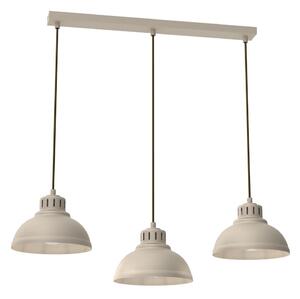 Lampadario a sospensione con filo SVEN 3xE27/15W/230V beige