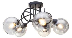 Lampadario a plafone LATIL 5xE27/60W/230V nero