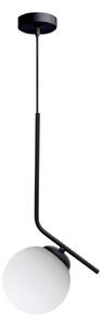 Lampadario a sospensione con filo FIRA 1xE27/60W/230V nero