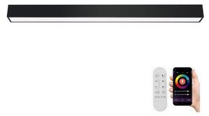 Immax NEO 07256L - Luce LED dimmerabile LUNGO 38W/230V Wi-Fi Tuya nero + +TC