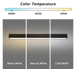 Immax NEO 07256L - Luce LED dimmerabile LUNGO 38W/230V Wi-Fi Tuya nero + +TC