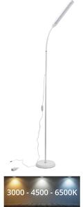 Lampada da terra dimmerabile a LED SIGNUS LED/10W/230V 3000/4500/6500K bianco
