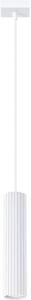 Sollux SL.1535 - Lampadario a sospensione con filo KARBON 1xGU10/10W/230V bianco