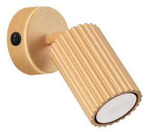 Sollux SL.1560 - Faretto da parete KARBON 1xGU10/10W/230V oro