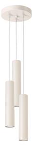 Sollux SL.1482 - Lampadario a sospensione con filo LAGOS 3xGU10/10W/230V color crema