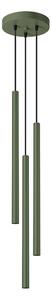 Sollux SL.1521 - Lampadario a sospensione con filo PASTELO 3xG9/8W/230V verde