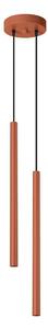 Sollux SL.1525 - Lampadario a sospensione con filo PASTELO 2xG9/8W/230V rosso