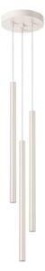 Sollux SL.1515 - Lampadario a sospensione con filo PASTELO 3xG9/8W/230V color crema