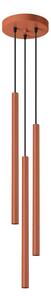 Sollux SL.1527 - Lampadario a sospensione con filo PASTELO 3xG9/8W/230V rosso