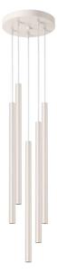 Sollux SL.1516 - Lampadario a sospensione con filo PASTELO 5xG9/8W/230V color crema