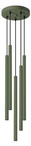 Sollux SL.1522 - Lampadario a sospensione con filo PASTELO 5xG9/8W/230V verde