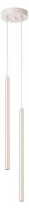 Sollux SL.1513 - Lampadario a sospensione con filo PASTELO 2xG9/8W/230V color crema