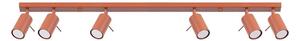Sollux SL.1511 - Faretto RING 6xGU10/10W/230V rosso