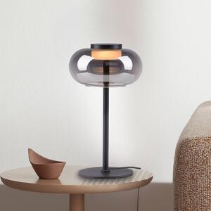 Schöner Wohnen Lampada da tavolo a LED Sia, Alluminio / Grigio / Zincato, Soggiorno / Sala da pranzo, Vetro, Moderno, Lampada da tavolo LED