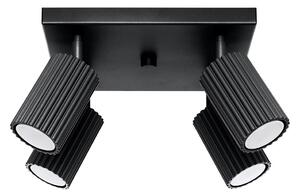 Sollux SL.1583 - Faretto KARBON 4xGU10/10W/230V nero