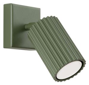 Sollux SL.1616 - Faretto da parete KARBON 1xGU10/10W/230V verde