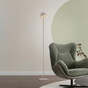 Schöner Wohnen Lampada LED da pavimento ricaricabile Bellis, color sabbia, IP54 dimmerabile, Crema / Ambra, Soggiorno / Sala da pranzo, Metallo, Scandinavo
