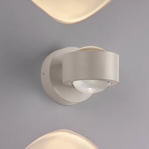 Schöner Wohnen Applique da parete a LED Chia, Crema / Ambra, Soggiorno / Sala da pranzo, Plastica, Moderno, Applique a LED