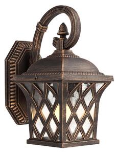 Redo 9951 - Applique da esterno BREMEN 1xE27/42W/230V IP23 oro/patina