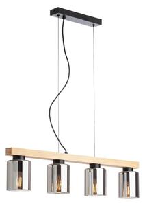 Redo 01-3986 - Lampadario a sospensione con filo ROTIS 4xE27/15W/230V