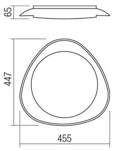 Redo 05-922 - Plafoniera LED VERENA LED/24W/230V antracite