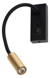 Kanlux 32519 - Lampada LED flessibile TONIL LED/3,3W/230V nera/dorata