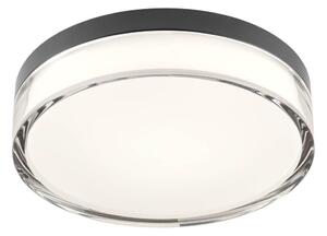 Redo 01-3735 - Plafoniera LED FRISBI LED/12W/230V 3000/4000K IP44 nero
