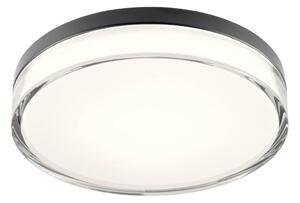 Redo 01-3736 - Plafoniera LED FRISBI LED/18W/230V 3000/4000K IP44 nero