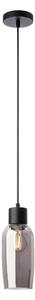 Redo 01-4044 - Lampadario a sospensione con filo ATLANTIS 1xE27/42W/230V diametro 11 cm nero
