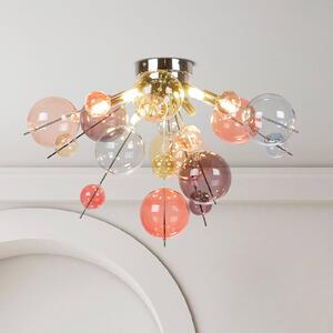 Näve Plafoniera soffitto Explosion, dimmerabile, Multicolore, Soggiorno / Sala da pranzo, Vetro, Plafoniera