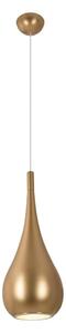 MAXLIGHT P0436 - Lampadario a sospensione con filo DROP 1xE27/40W/230V diametro 20 cm oro