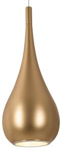 MAXLIGHT P0436 - Lampadario a sospensione con filo DROP 1xE27/40W/230V diametro 20 cm oro
