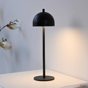 Schöner Wohnen Lampada LED da tavolo ricaricabile Bellies, nera, IP54 dimmerabile, Nero, Soggiorno / Sala da pranzo, Metallo, Scandinavo