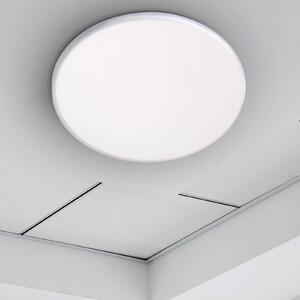 Näve luci LED da incasso Suma, Ø 21,5 cm, bianca, dimmerabile, IP44 dimmerabile, Bianco / Opale, Bagno, Plastica