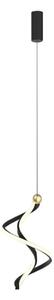 Lampadario LED a sospensione con filo COLIA LED/19W/230V nero/oro