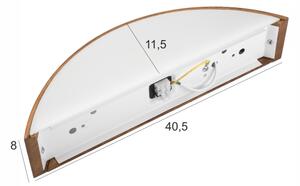 Brilagi - Lampada da parete LED CARVALHO 1xE27/60W/230V rovere ciliegio