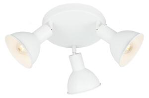 Briloner 2674-036 - Faretto RETRO 3xE14/25W/230V bianco