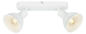 Briloner 2674-026 - Faretto RETRO 2xE14/25W/230V bianco