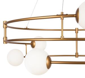 Maytoni MOD317PL-06G - Lampadario a sospensione con filo BALANCE 6xG9/40W/230V rame